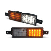 Universal LED Flush Mount Style Bull Bar Indicator Blinker Park Lights PAIR L=R