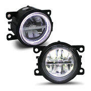 Fog Lights PAIR Twin LED Halo Style fits Holden Commodore VE SS SSV S1 06-10 