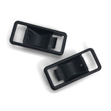 Door Handle PAIR Inner Black Bezels/Surrounds Fits Toyota Landcruiser 40 Series