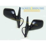 Door Mirror PAIR Electric with Cover New Fits Toyota Rav4 01 - 05 
