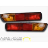 Mitsubishi Pajero NM Wagon '00-'02 Rear Pair of Tail Lights In Bumper Bar RH & LH