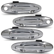 Door Handles SET Outer Chrome Fits Toyota Landcruiser 100 Series