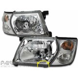 Headlights & Corner Lights PAIR fits Nissan Patrol GU Series 2 Wagon 01-04