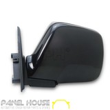 Door Mirror LEFT Manual Black Fits Toyota Landcruiser 80 Series 90-97