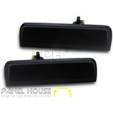 Door Handles PAIR Front Outer Black Metal fits Ford Falcon XD XE XF 79-87