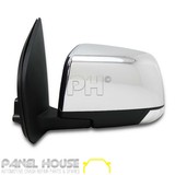 Door Mirror LEFT Chrome With Blinker Auto Fold fits Isuzu DMAX 2012 - 2020