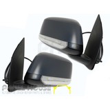 Door Mirrors RIGHT Primed AUTO FOLD Heated Puddle Light fits Nissan NAVARA D40 07-14