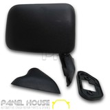 Door Mirror RIGHT Black Skin Mount Door with Cap RH  Fits Toyota Hilux 88-05 