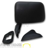 Door Mirror LEFT Black Skin Mount Door with Cap Fits Toyota Hilux 88-05 