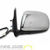 Door Mirror LEFT Chrome Electric Fits Toyota Hilux 2005 - 06/2010