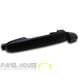 Door Handle LEFT Rear Outer Black NO KEYHOLE TYPE Fits Toyota HILUX Ute 05-11 