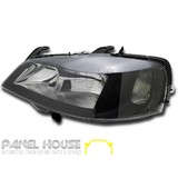 Headlight LEFT Black Style fits Holden TS Astra 1998-2004 Sedan Hatch