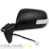 Door Mirror LEFT With LED Blinker POWER FOLD fits Corolla ZRE Hatch 09-12 