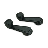 Window Winder Handle x2 PAIR Black Fits Toyota Hilux & Hiace Models 1983 - 2004 