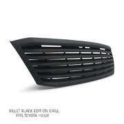 Grill Upgrade BLACK Billet Style fits Toyota Hilux Ute 2005 - 2008 