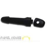 Door Handle RIGHT Front Outer Black WITH KEYHOLE Fits Toyota HILUX Ute 05-11
