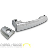 Door Handle RIGHT Outer Front Chrome With Lock Hole NEW Fits Toyota Hilux 11-13