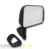 Door Mirror RIGHT Black Skin Mount With Cap Fits Toyota Hilux 01-05 2WD 4WD