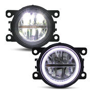 Fog Lights PAIR Twin LED Halo Style fits Suzuki Swift EZ FZ Grand Vitara JB JT