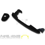 Door Handle LEFT Front Outer BLACK WITH KEYHOLE Fits Toyota HILUX 11-14 Ute 