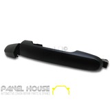 Door Handle RIGHT Rear Outer Black NO KEYHOLE TYPE Fits Toyota HILUX 11-14 Ute