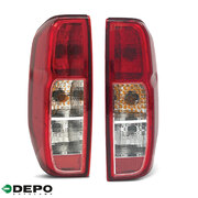 Taillights Assembly PAIR fits Nissan Navara D40 2005 - 2015 LH + RH ADR