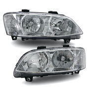 Headlights Chrome PAIR fits Holden Commodore VE Omega Berlina Equipe 2010-2013
