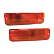 Front Bumper Indicator Lights PAIR fits Nissan Silvia S13 1989 - 1993