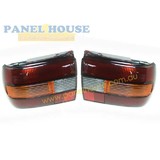 Tail Lights PAIR Clear Lens fits Holden Commodore VN Sedan